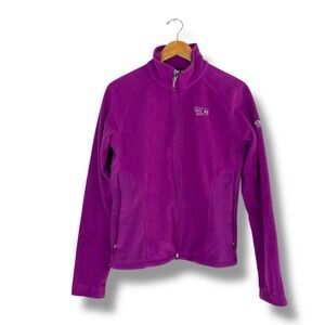 Mountain Hardwear MOUNTAIN MONKEY TECH JACKET Berry Full Zip Fleece M Soft Shell